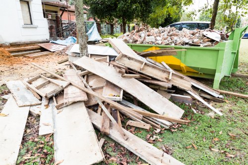 Neatly cleared garden space in Kensington