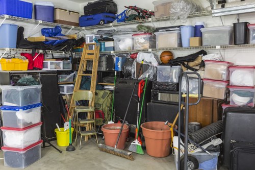 Organized garage after clearance